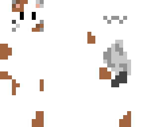 brown and white cat
