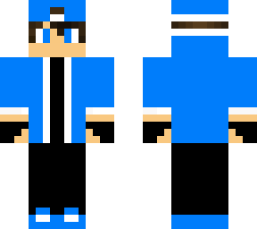 chico azul con blanco
