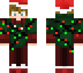 christmas boy with lights