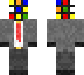 cube in a suit