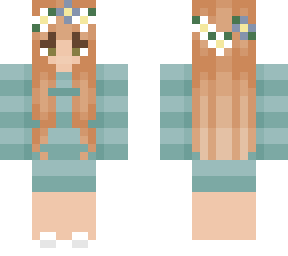 cute flower crown sweater girl