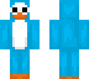 cyan penguin