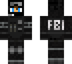 fbi minecraft skin (for tlauncher or minecraft)