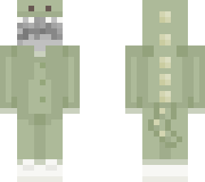 my skin in dino costume