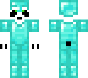 panda in diamond armor