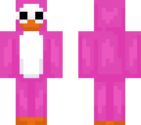 pink club penguin with clout goggles