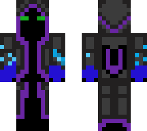 portal god hooded purple and blue skin