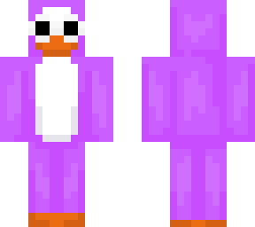 purple club penguin with clout goggles