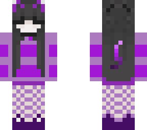 purple kitty girl * funereal *