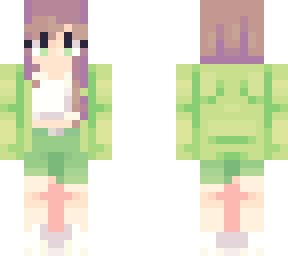 ~cute green girl//fanskin~