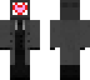 all black valantine tv man