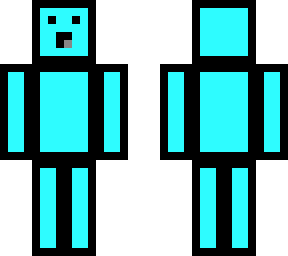 block blue skin
