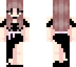 cute girl w/ black dress