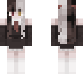 girl black white
