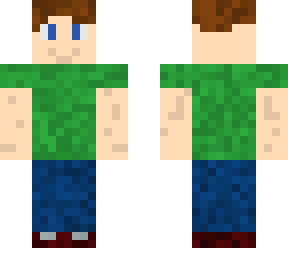 green tee shirt