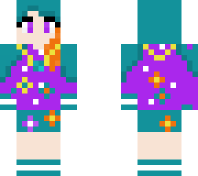 magic warrior floral girl