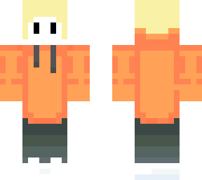 mistykez but orange hoodie