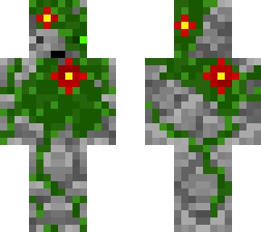 mossy man (red flowers)