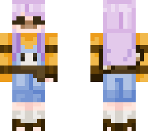 my offical mc skin.  (purple on  back and front   vest)