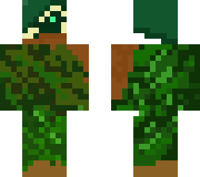 part of a ghillie suit
