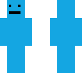 plain blue kid