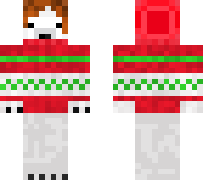 polar pear with cristmas hoodie