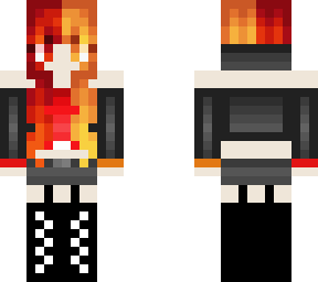red and orange nintendo switch girl