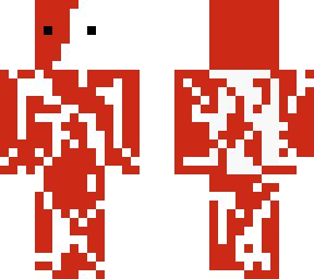 red and white skin