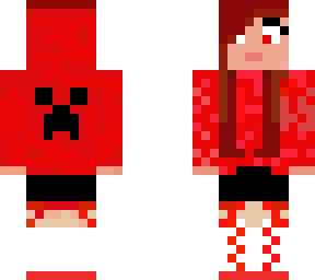 red creeper girl