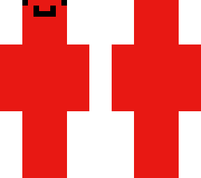 red happy man