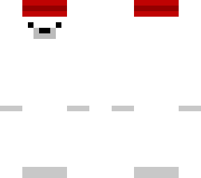 red hat polar bear