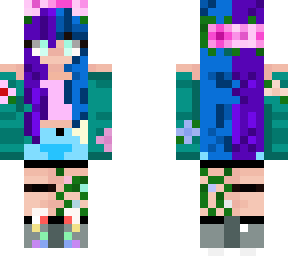 split dye flower girl