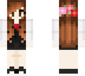 suit and flower crown - hair by cleora
