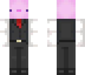 axolotl in suit