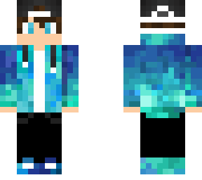 blue and green boy