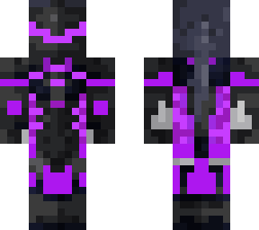 cool purple cyborg ninja dude