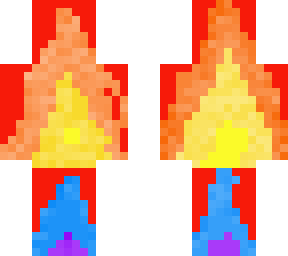 fire somehow also blue