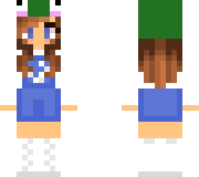 frog hat and blue moon overalls
