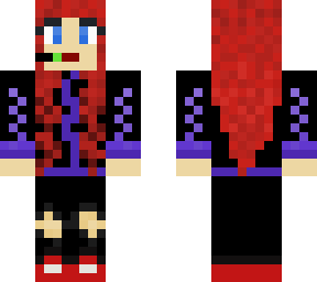 gamer girl purple