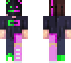 green boy and purple girl