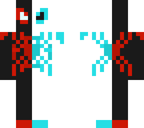 half inverted spider-man