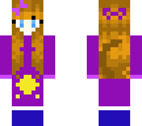 kawai purple winter girl