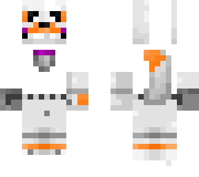 lolbit wearing a wedding dress. i tryed my best qwq