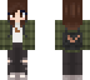 morgan w/ backpack