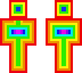 rainbow skin