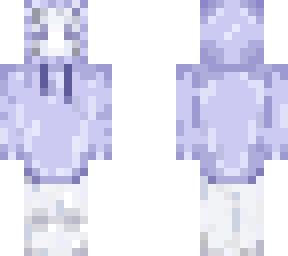 white cloud violet hoodie