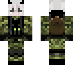 ziyad's skin in a military outfit