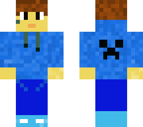 blue gamer boy