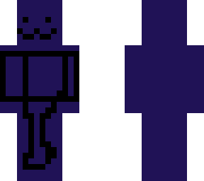 blue with face
