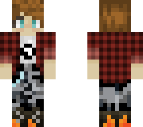 flannel shirt and urban camo combats
